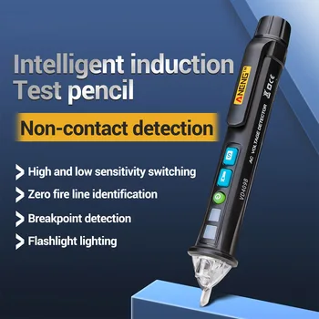 ANENG VD409B Digital Display Induction Test Pencil Sound/Light Alarm 12~1000V Non-Contact Voltage Detector Tracker Scanmarker
ANENG VD409B Digital Display Induction Test Pencil Sound/Light Alarm 12~1000V Non-Contact Voltage Detector Tracker Scanmarker