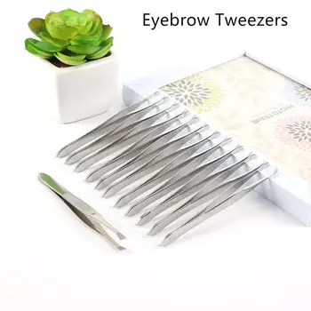 12pcs/set Of Eyebrow Clip Professional Stainless Steel Flat Tip Eyebrow Tweezers Easy To Use Eyebrow Clips Makeup Tools
12pcs/set Of Eyebrow Clip Professional Stainless Steel Flat Tip Eyebrow Tweezers Easy To Use Eyebrow Clips Makeup Tools