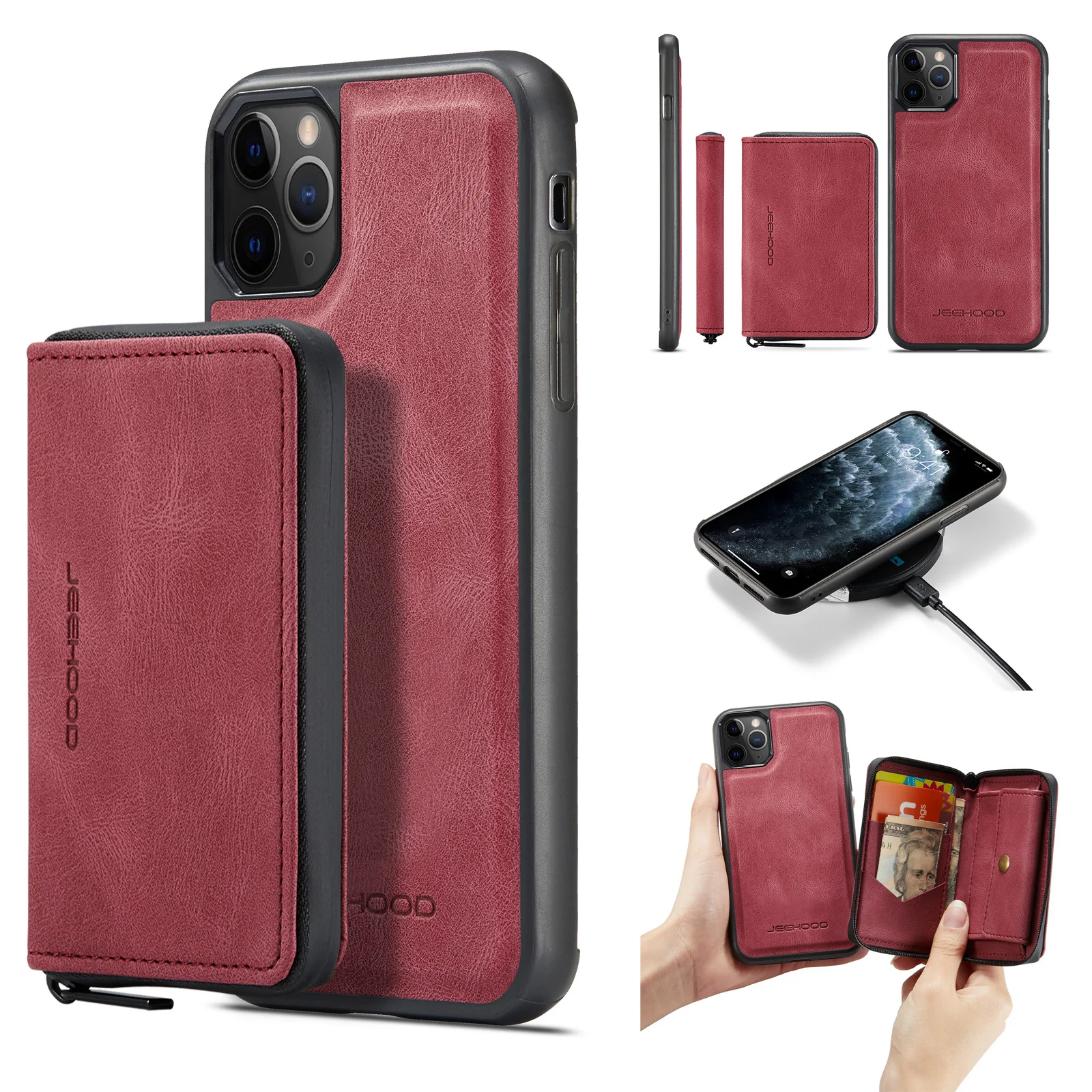 Magsafe Case for iPhone 14 15 11 Pro Max 11 13 12 Mini XR 7 Vegan Leather Detachable Card Pocket Phone Cover Wireless Charging
Magsafe Case for iPhone 14 15 11 Pro Max 11 13 12 Mini XR 7 Vegan Leather Detachable Card Pocket Phone Cover Wireless Charging