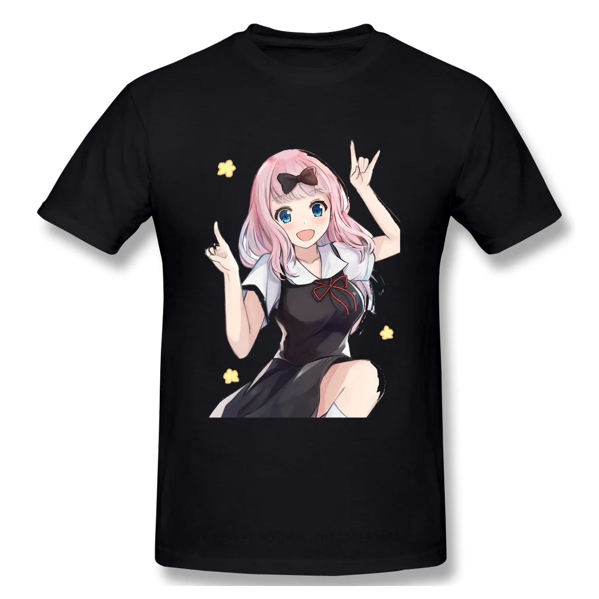 Новая летняя симпатичная футболка Chika хлопковая Футболка Kaguya Sama Love Is War Miyuki Shinomiya