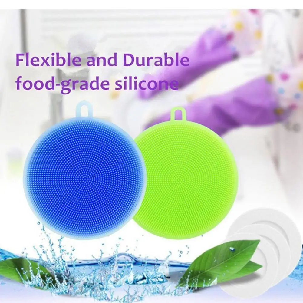1PC Silicone Cleaning Brush Dishwashing Sponge Multi-functional Tools Kitchen Cutlery Vegetable Brushes Kitchenware Fruit V6B5
1PC Silicone Cleaning Brush Dishwashing Sponge Multi-functional Tools Kitchen Cutlery Vegetable Brushes Kitchenware Fruit V6B5
