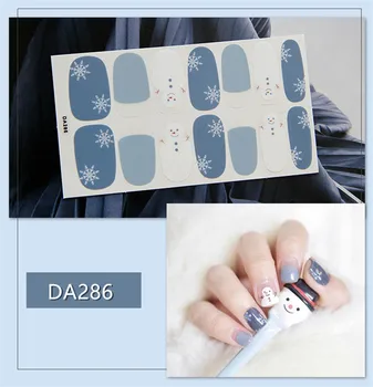14tips Christmas Nail Stickers Decals Elk Santa Snowflake 3D Adhesive Slider for Nails Stencil Tips Manicure Decor DA281-DA300
14tips Christmas Nail Stickers Decals Elk Santa Snowflake 3D Adhesive Slider for Nails Stencil Tips Manicure Decor DA281-DA300