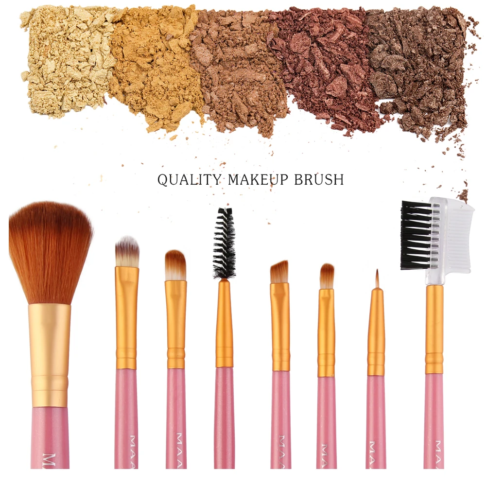 8 PCS Makeup Brushes Set Foundation Powder Blusher Eyeshadow Eyeliner Lip Eyelash Cosmetic Brush Kit Tools Pincel Maquiagem
8 PCS Makeup Brushes Set Foundation Powder Blusher Eyeshadow Eyeliner Lip Eyelash Cosmetic Brush Kit Tools Pincel Maquiagem
