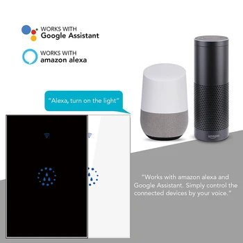 Smart Touch Panel Remote Control Home US Wifi Boiler Witch Smart Voice Timer Water Heater Witches Work With Alexa Google Home
Smart Touch Panel Remote Control Home US Wifi Boiler Witch Smart Voice Timer Water Heater Witches Work With Alexa Google Home