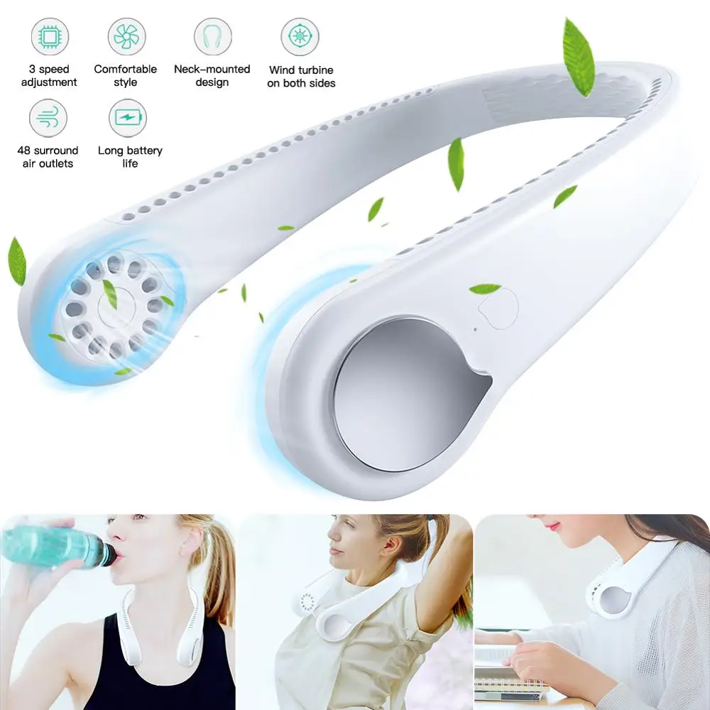 Wearable Lazy Sports Halter Fan Mini Hanging Neck Fan USB Rechargeable Cover Halter Sports Fan Air Cooler Outdoor
Wearable Lazy Sports Halter Fan Mini Hanging Neck Fan USB Rechargeable Cover Halter Sports Fan Air Cooler Outdoor