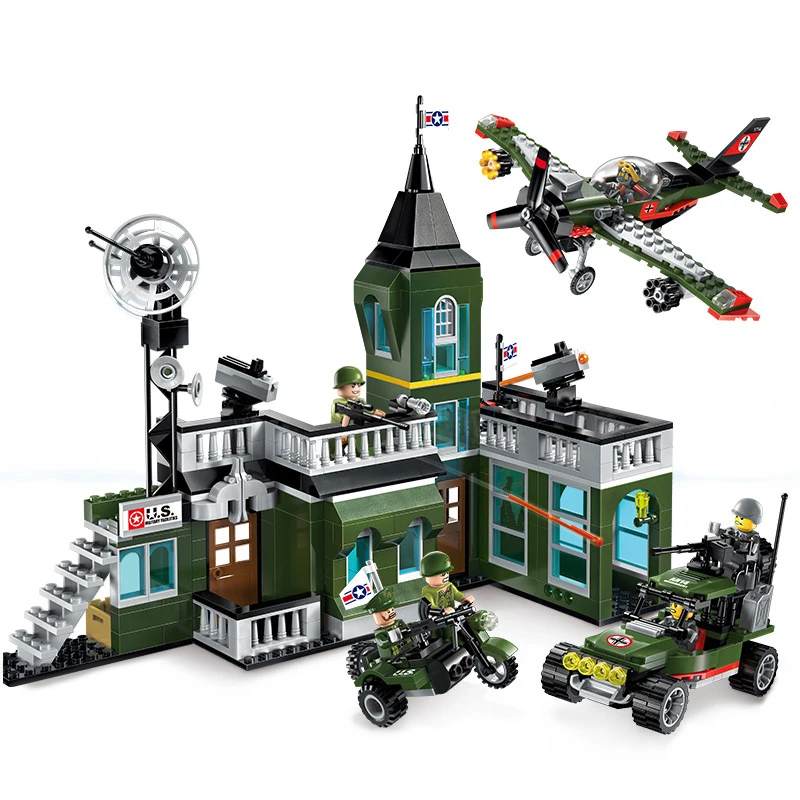 Combat Zone Tank Truck Plane Model Educational Building Block Toys For Children DIY Birthday Gift ENLIGHTEN Small Bricks
Combat Zone Tank Truck Plane Model Educational Building Block Toys For Children DIY Birthday Gift ENLIGHTEN Small Bricks