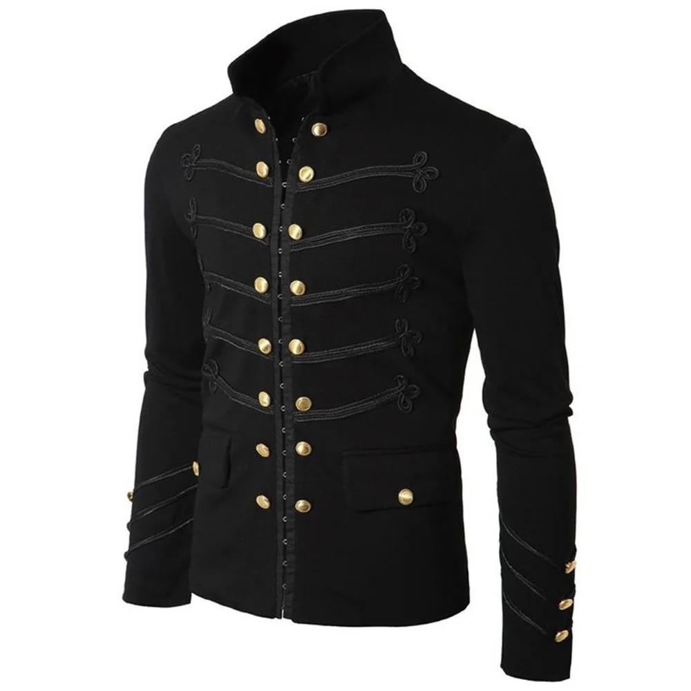Casual Coat Jacket Autumn Cardigan Black Spring Rock Retro Steampunk Gothic Outwear Vintage
Casual Coat Jacket Autumn Cardigan Black Spring Rock Retro Steampunk Gothic Outwear Vintage