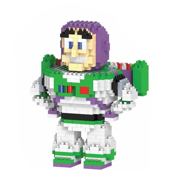 Legoing Toy Story Figures Buzz Lightyear Cartoon Anime Small Particle Diamond Building Blocks Creator Toys for Children 733Pcs
Legoing Toy Story Figures Buzz Lightyear Cartoon Anime Small Particle Diamond Building Blocks Creator Toys for Children 733Pcs