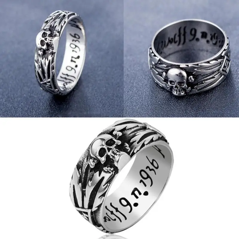 New Stainless Steel Halloween Enamel Pattern Ring Personalized Creative Engraving Skull Ring Men's Ring Jewelry Gift
New Stainless Steel Halloween Enamel Pattern Ring Personalized Creative Engraving Skull Ring Men's Ring Jewelry Gift