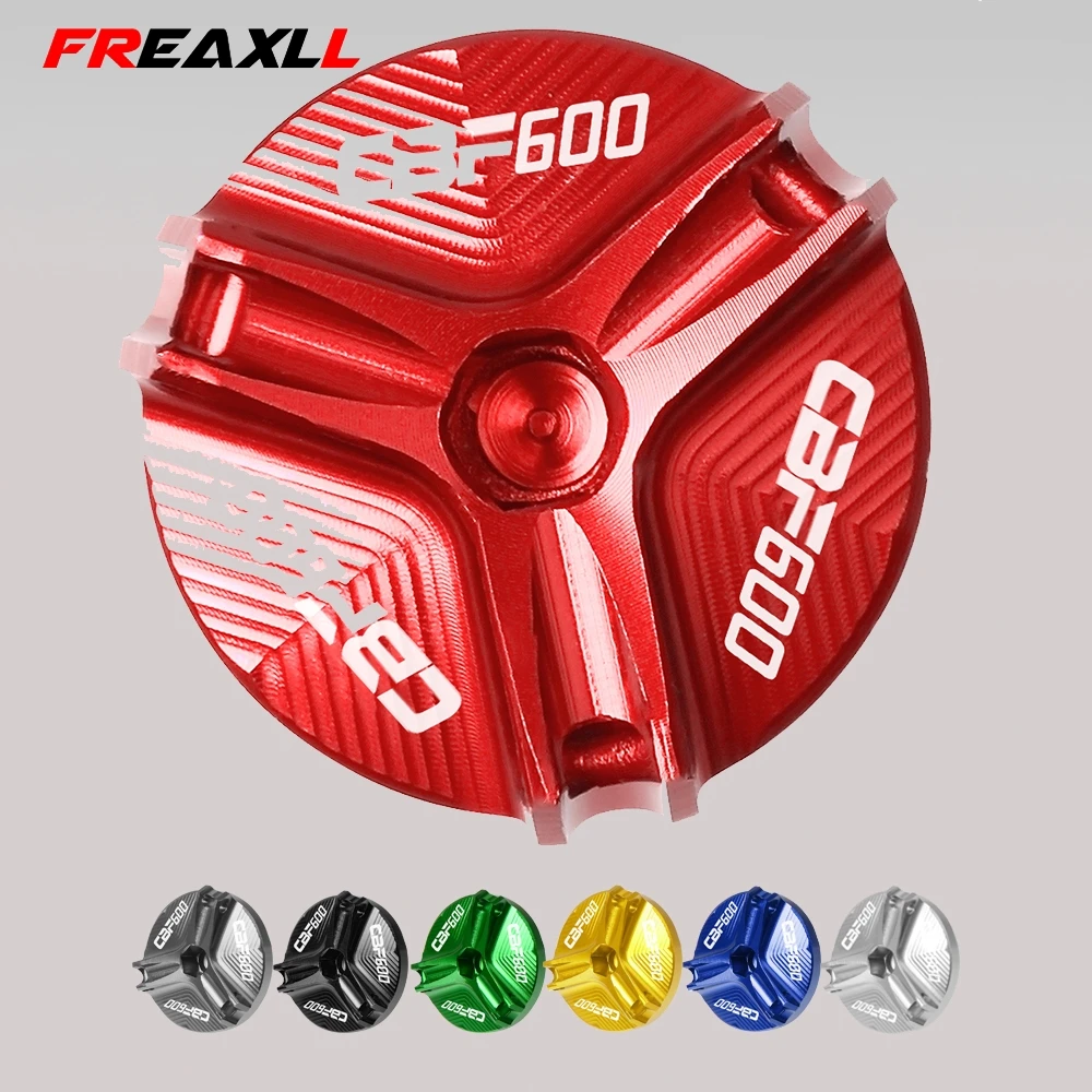 For Honda CBF600/SA CBF 600 2010 2011 2012 2013 2014 2015 2016 M20*2.5 Engine Oil Filter Cup Plug Cover Screw With Logo CBF600
For Honda CBF600/SA CBF 600 2010 2011 2012 2013 2014 2015 2016 M20*2.5 Engine Oil Filter Cup Plug Cover Screw With Logo CBF600