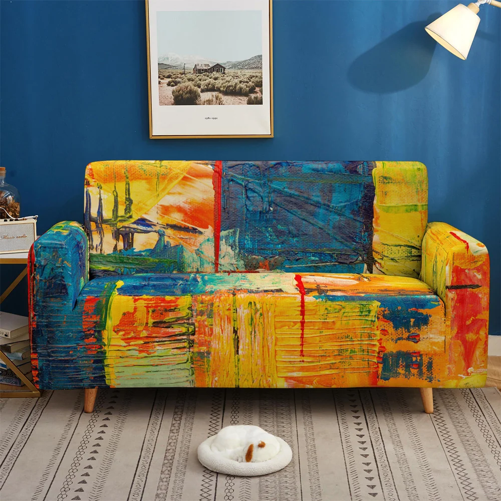 Graffiti 3D Colorful Sofa Covers Stretch Slipcovers Sectional Elastic Stretch for Living Room Couch Cover L shape 1/2/3/4 Seater
Graffiti 3D Colorful Sofa Covers Stretch Slipcovers Sectional Elastic Stretch for Living Room Couch Cover L shape 1/2/3/4 Seater