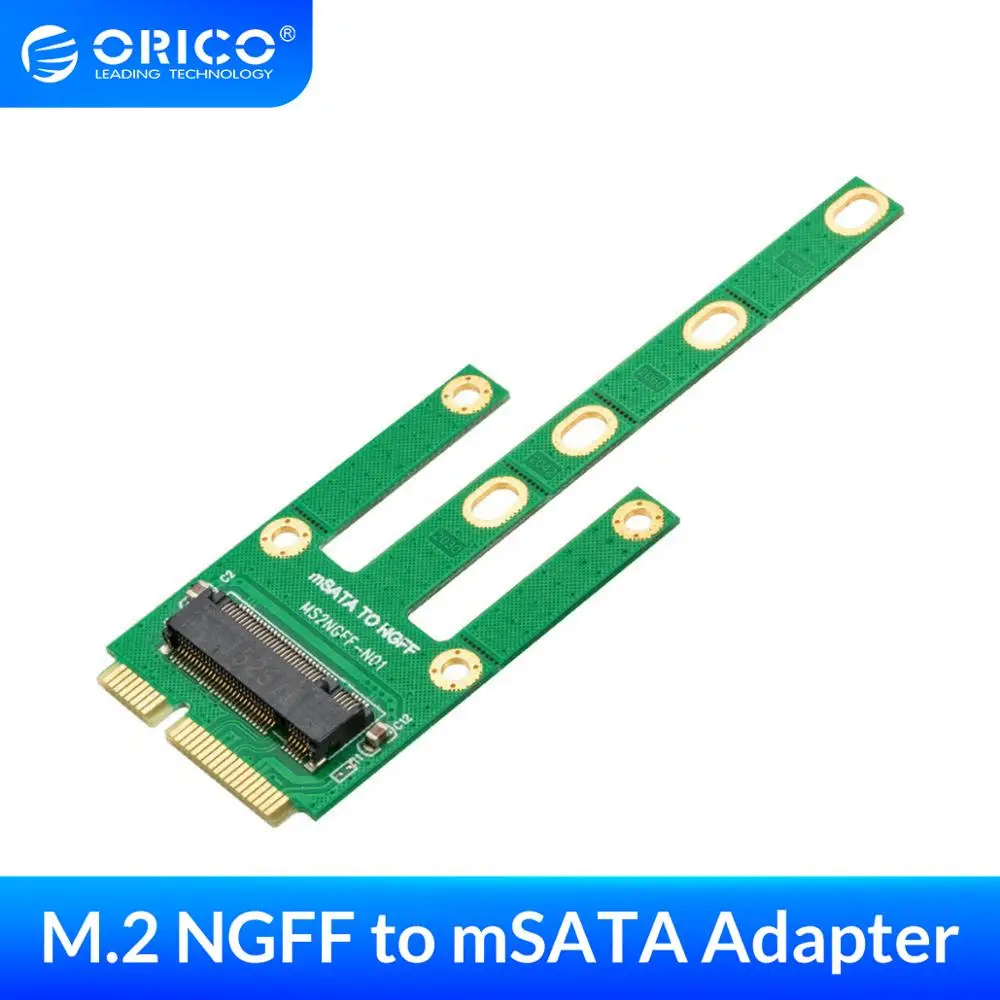 ORICO M.2 NGFF адаптер mSATA для 2230/2242/2260 мм SATA3 протокол M2 SSD твердотельный жесткий диск |