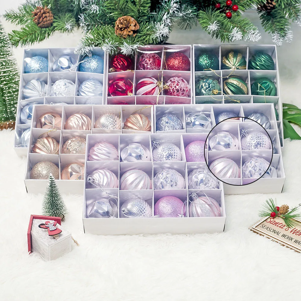 Sui Bao New Christmas Christmas Ball 6cm Christmas Tree Decoration Ball 12 Boxed Display Ball Christmas Tree Pendant
Sui Bao New Christmas Christmas Ball 6cm Christmas Tree Decoration Ball 12 Boxed Display Ball Christmas Tree Pendant