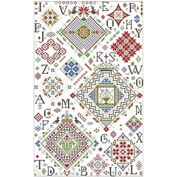 Quaker Geometric Alphabet Puzzle III Counted Cross Stitch 11CT 14CT 18CT DIY Cross Stitch Kits Embroidery Needlework Sets 
Quaker Geometric Alphabet Puzzle III Counted Cross Stitch 11CT 14CT 18CT DIY Cross Stitch Kits Embroidery Needlework Sets