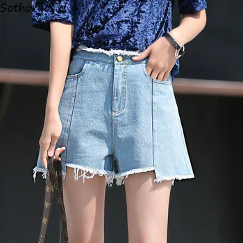 Shorts Women High Waist Denim Ulzzang Streetwear Elegant All-match Female Student Summer New Korean Style Loose Womens Trousers
Shorts Women High Waist Denim Ulzzang Streetwear Elegant All-match Female Student Summer New Korean Style Loose Womens Trousers