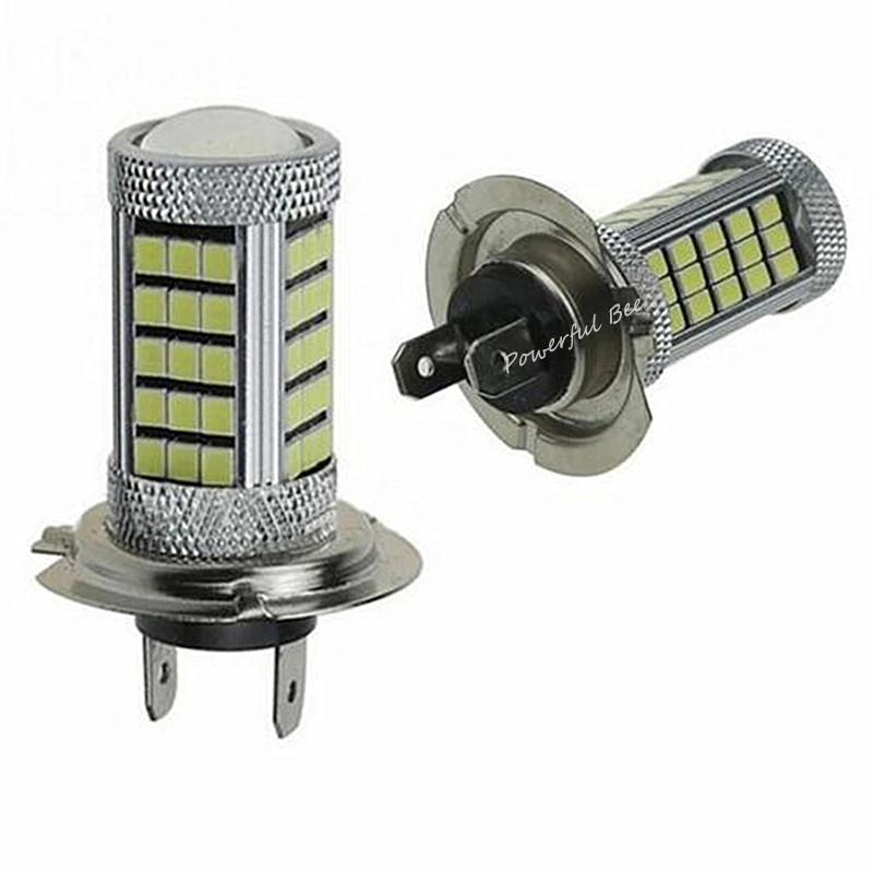 2 x H7 66SMD светодиодсветодиодный автомобильные желтые янтарные Противотуманные