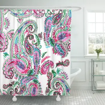 Floral Paisley Pattern Colour Watercolour White Colorful Watercolor Painting Shower Curtain Waterproof Polyester Fabric 72 x 72
Floral Paisley Pattern Colour Watercolour White Colorful Watercolor Painting Shower Curtain Waterproof Polyester Fabric 72 x 72