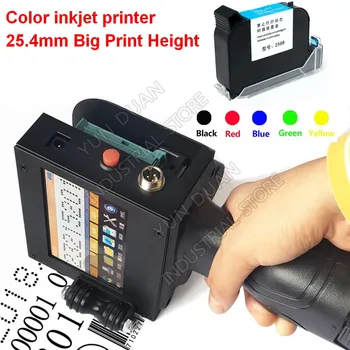 Colorful 25.4MM 1inch large Print height Handheld Touch Screen Inkjet Printer Laser coder Label USB QR Code QR Bar code logo
Colorful 25.4MM 1inch large Print height Handheld Touch Screen Inkjet Printer Laser coder Label USB QR Code QR Bar code logo