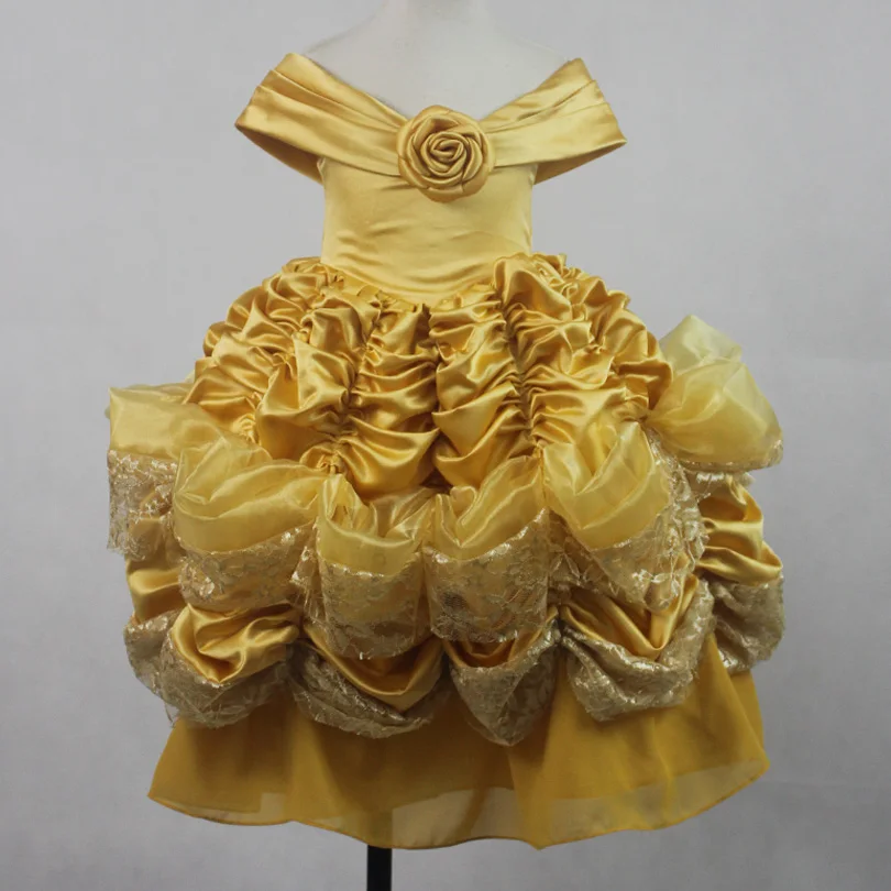 Kids Cosplay Girl And The Beast Belle Costume Children Yellow Party Princess Dress Fancy Halloween Birthday Ball Gown
Kids Cosplay Girl And The Beast Belle Costume Children Yellow Party Princess Dress Fancy Halloween Birthday Ball Gown