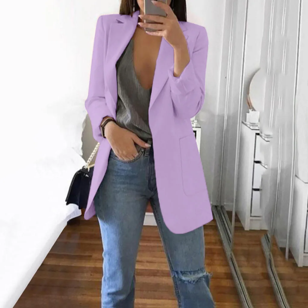 5XL Women Blazer Plus Size Autumn lim Fit Suit Women Cardigan Jackets Open Front OL Blazer Ladies Solid Formal Blazers Coats @45
5XL Women Blazer Plus Size Autumn lim Fit Suit Women Cardigan Jackets Open Front OL Blazer Ladies Solid Formal Blazers Coats @45