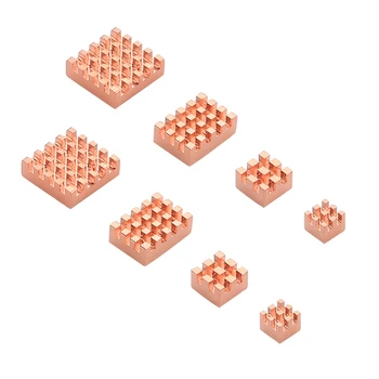 2Set Heat Sink Metal Copper Heatsink Passive Cooling Pad Heat Dissipation Radiator for Raspberry Pi 4 Model B
2Set Heat Sink Metal Copper Heatsink Passive Cooling Pad Heat Dissipation Radiator for Raspberry Pi 4 Model B