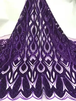 Purple African Lace Fabric 2019 High Quality Velvet Lace Nigerian Tissu Africain Guipure Embroidery French Tulle Lace Fabric
Purple African Lace Fabric 2019 High Quality Velvet Lace Nigerian Tissu Africain Guipure Embroidery French Tulle Lace Fabric