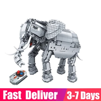 7107 1542PCS Technology Machinery Series Electric Elephant with Power Remote Control Kids Educational Building Block Toy Gift
7107 1542PCS Technology Machinery Series Electric Elephant with Power Remote Control Kids Educational Building Block Toy Gift