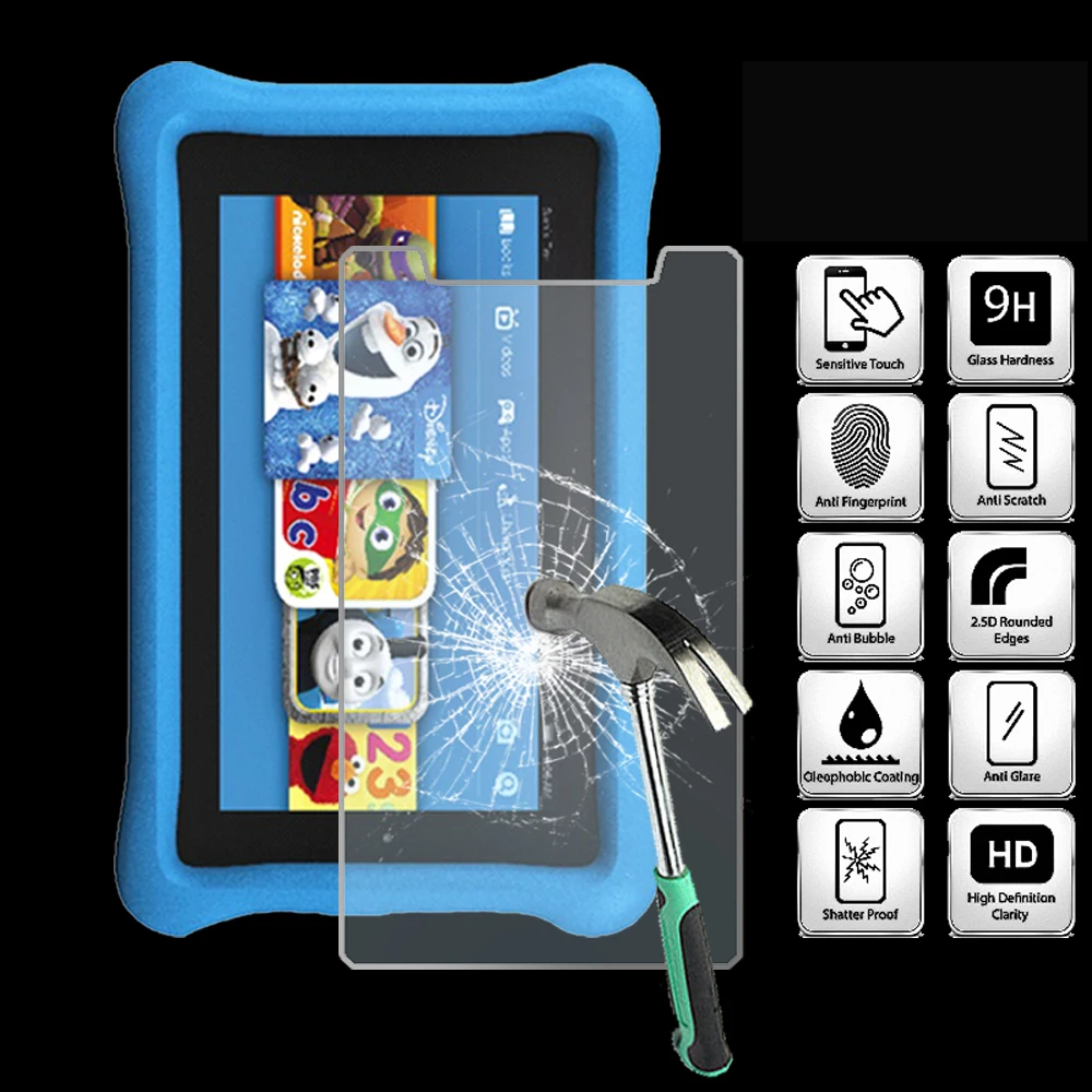 For Amazon Kindle Fire 8" Kids Edition Tablet Tempered Glass Screen Protector Cover Explosion-Proof Anti-Scratch Screen Film
For Amazon Kindle Fire 8" Kids Edition Tablet Tempered Glass Screen Protector Cover Explosion-Proof Anti-Scratch Screen Film