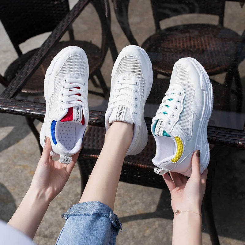 

WOMEN'S Shoes 2019 New Style Spring Online Celebrity Sports Versatile INS Spring MacBook Dad Shoes Spring And Autumn Trendy Shoe