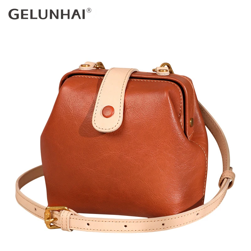 Original designer Genuine Leather Single Shoulder Bags Vegetable Tanned cowhide Vintage Handmade women's bag Soft Messenger Bag
Original designer Genuine Leather Single Shoulder Bags Vegetable Tanned cowhide Vintage Handmade women's bag Soft Messenger Bag