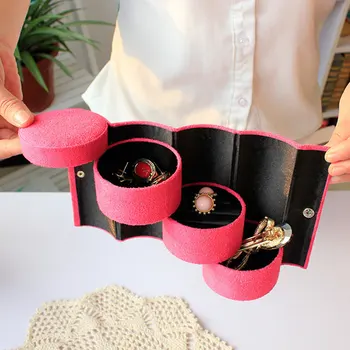 Velvet Three layer Storage Drawers Jewelry Storage Box Round Shape Cosmetic Organizer Purple Pink Makeup Storage Drawers
Velvet Three layer Storage Drawers Jewelry Storage Box Round Shape Cosmetic Organizer Purple Pink Makeup Storage Drawers