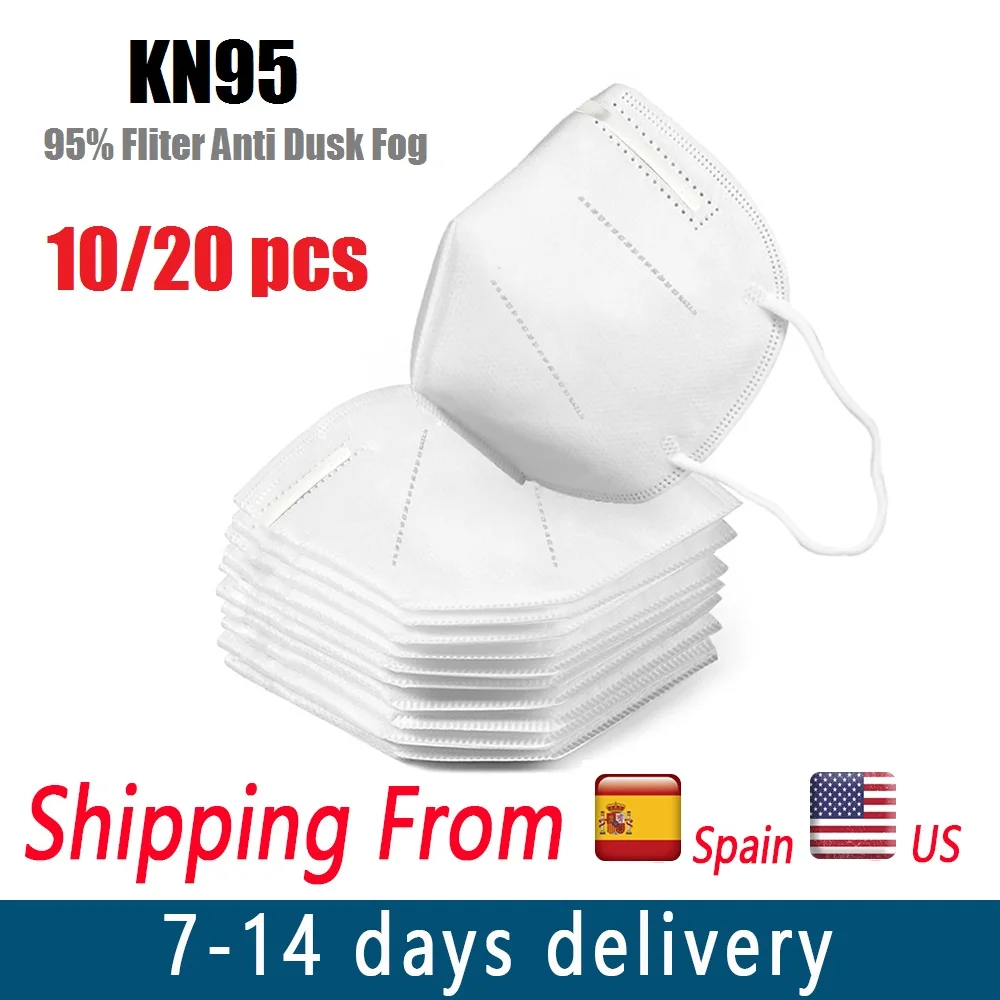 20Pcs PM2.5 KN95 Mask 95% Filter Protective Particulate Respirator Anti Dust Masker Drop Shipping
20Pcs PM2.5 KN95 Mask 95% Filter Protective Particulate Respirator Anti Dust Masker Drop Shipping