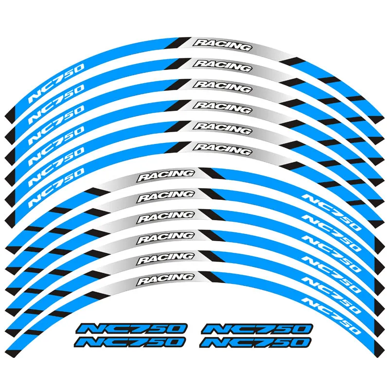 New high quality 12 Pcs Fit Motorcycle Wheel Sticker stripe Reflective Rim For Honda NC750S NC750X NC750
New high quality 12 Pcs Fit Motorcycle Wheel Sticker stripe Reflective Rim For Honda NC750S NC750X NC750