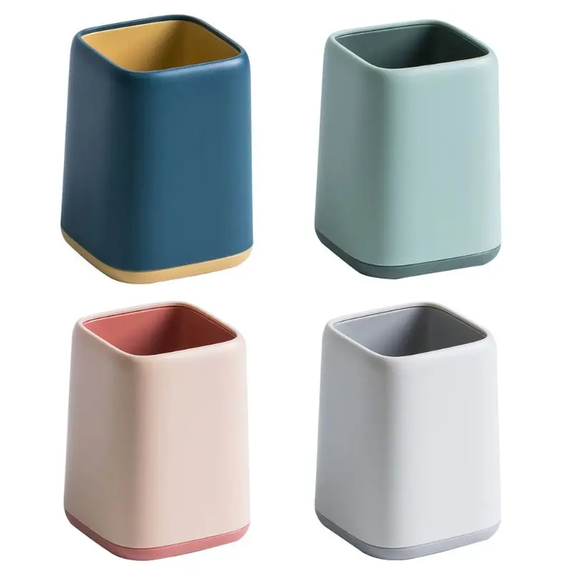 Desktop Dichromatic Pencil Holder Pen Makeup Brush Pot Storage Box Multifunctional Container Office Stationery Organizer
Desktop Dichromatic Pencil Holder Pen Makeup Brush Pot Storage Box Multifunctional Container Office Stationery Organizer