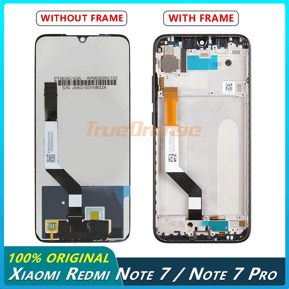 Original 6.3" Display with frame for Xiaomi Redmi Note 7 Redmi Note 7 Pro LCD Touch Screen Digitizer Assembly Repair Parts
Original 6.3" Display with frame for Xiaomi Redmi Note 7 Redmi Note 7 Pro LCD Touch Screen Digitizer Assembly Repair Parts