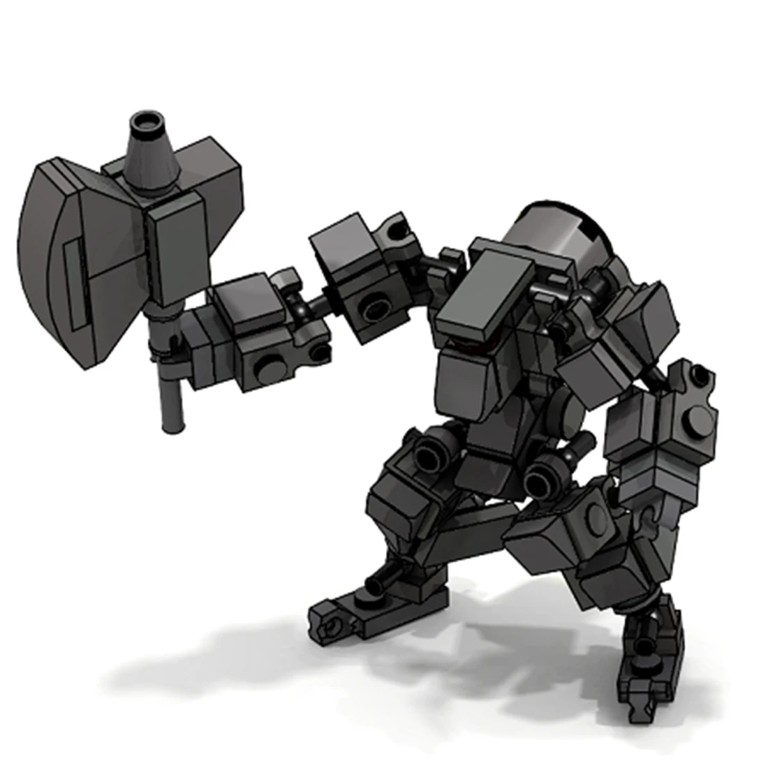 100Pcs Moc Mini Mecha Fighting Warfare Soldier Model Assembly Small Particle Building Blocks Educational Toy Set - Dark Grey 029
100Pcs Moc Mini Mecha Fighting Warfare Soldier Model Assembly Small Particle Building Blocks Educational Toy Set - Dark Grey 029