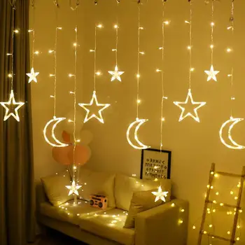 Romantic LED Lamp String 8 Modes Moon Star Durable Party Decoration Fairy String Light Super Bright Wedding Neon Lantern
Romantic LED Lamp String 8 Modes Moon Star Durable Party Decoration Fairy String Light Super Bright Wedding Neon Lantern