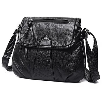 Shoulder Bag Retro Simple Bag Leather Handbag Soft Washed Wild Female Models Diagonal Package Small Square Package
Shoulder Bag Retro Simple Bag Leather Handbag Soft Washed Wild Female Models Diagonal Package Small Square Package