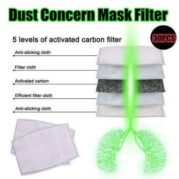2020 New 30PCS Adult PM2.5 Activated Carbon Filter Mask Filter Breath Insertion Motorcycle Respirator Mask Filter 12x8cm #Ger
2020 New 30PCS Adult PM2.5 Activated Carbon Filter Mask Filter Breath Insertion Motorcycle Respirator Mask Filter 12x8cm #Ger