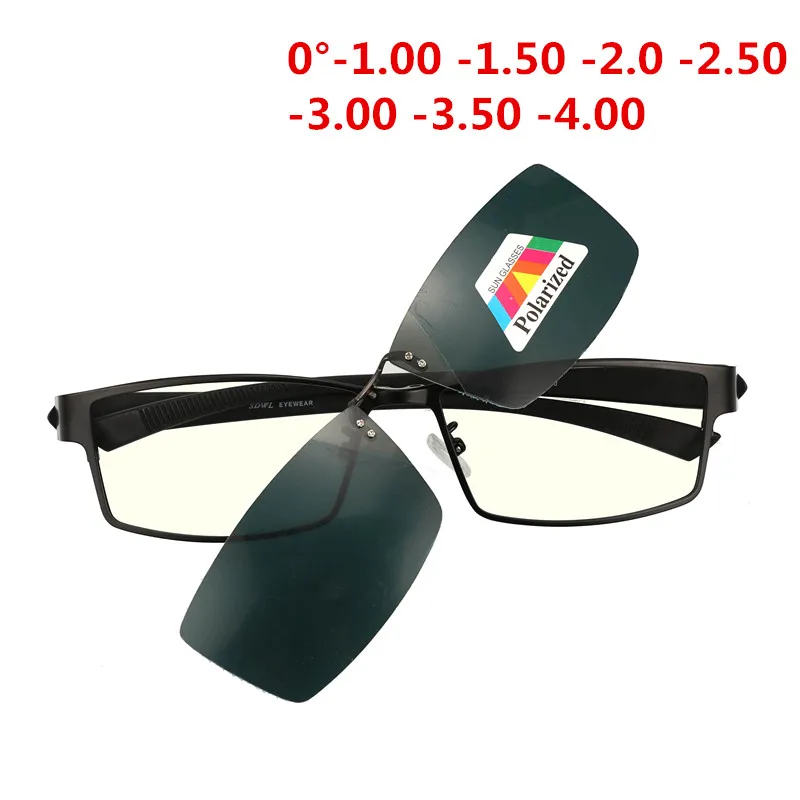 Clip Sunglasses Stainless Myopia Glasses For The Computer Men Eyeglasses Clear Lens Spectacles Anti Blue Ray Eyeglass Frame -1.0
Clip Sunglasses Stainless Myopia Glasses For The Computer Men Eyeglasses Clear Lens Spectacles Anti Blue Ray Eyeglass Frame -1.0