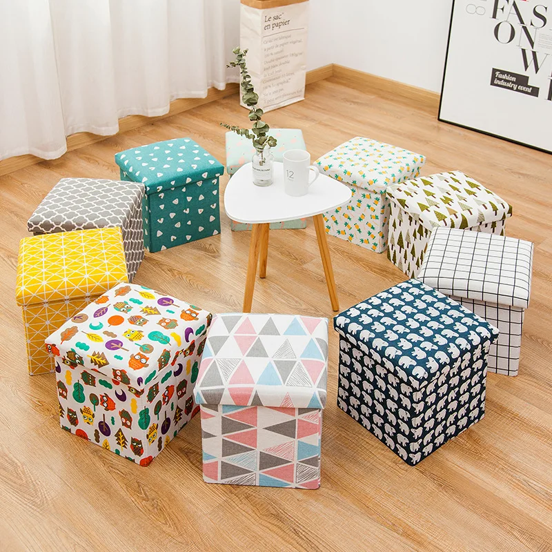 Multifunctional Storage Stool Storage Fabric Storage Box Foldable Organizer Home Decoration Square Sofa Shoe Changing Stool,1PC
Multifunctional Storage Stool Storage Fabric Storage Box Foldable Organizer Home Decoration Square Sofa Shoe Changing Stool,1PC