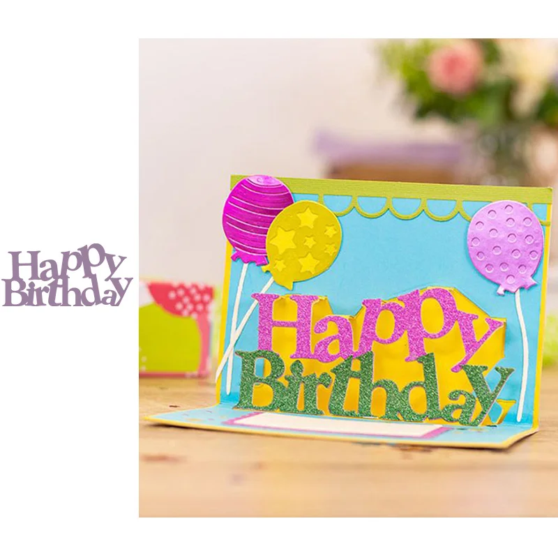 Pop-up Word Happy Birthday Metal Cutting Dies for Scrapbooking and Card Making Craft 2019 New die cuts
Pop-up Word Happy Birthday Metal Cutting Dies for Scrapbooking and Card Making Craft 2019 New die cuts