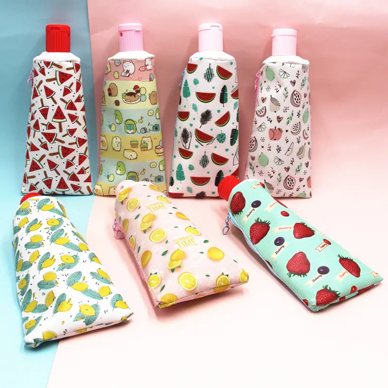 Hot Sales Fruit Creative Toothpaste Modeling Students Pencil Case Cute Stationery Box Large Capacity Storage Bag with Pencil Sha
Hot Sales Fruit Creative Toothpaste Modeling Students Pencil Case Cute Stationery Box Large Capacity Storage Bag with Pencil Sha