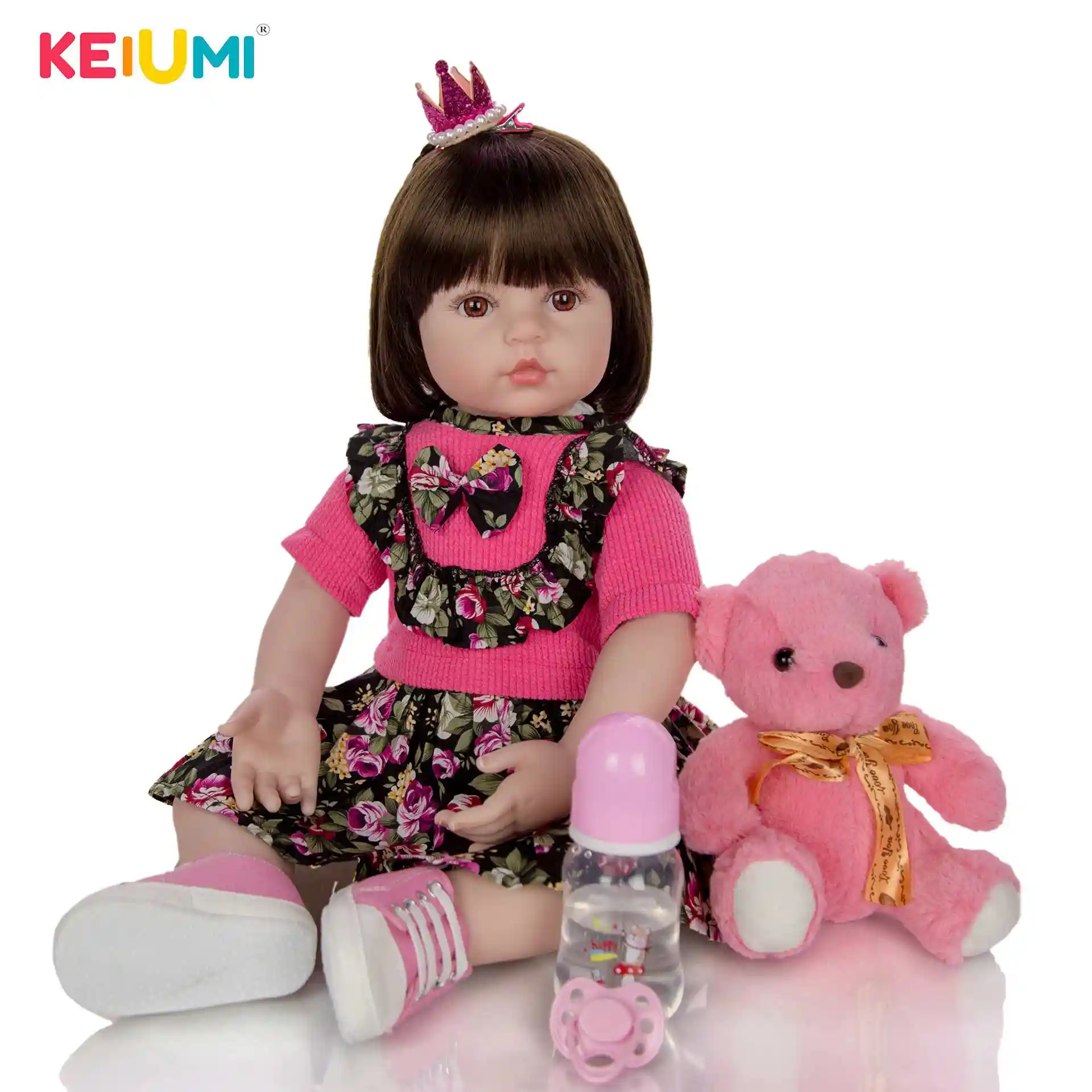 keiumi lovely princess reborn baby doll 60cm soft