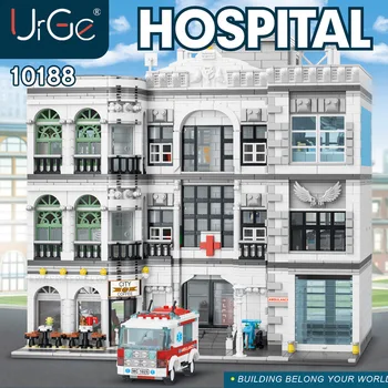 Street View Series Creator Expert City Street The Hospital Model Kit Building Blocks Bricks Set Educational Toy Christmas Gifts
Street View Series Creator Expert City Street The Hospital Model Kit Building Blocks Bricks Set Educational Toy Christmas Gifts