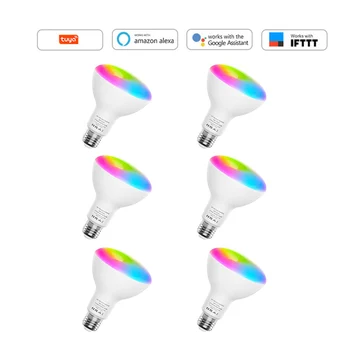 6 Pack Smart Wifi Light Bulbs,Dimmable LED Light Bulbs, E26 720 Lumen,9W (80W Equivalent), Works with Alexa, Google Assistant, I
6 Pack Smart Wifi Light Bulbs,Dimmable LED Light Bulbs, E26 720 Lumen,9W (80W Equivalent), Works with Alexa, Google Assistant, I