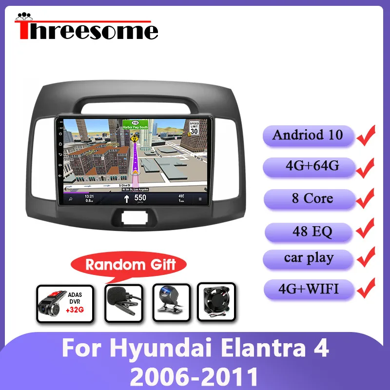 Android 10.0 4G 64G HD Car Radio Multimedia Video Player for Hyundai Elantra 4 2006-2011 Navigation GPS Auto Stereo 2 Din 4G ENT
Android 10.0 4G 64G HD Car Radio Multimedia Video Player for Hyundai Elantra 4 2006-2011 Navigation GPS Auto Stereo 2 Din 4G ENT