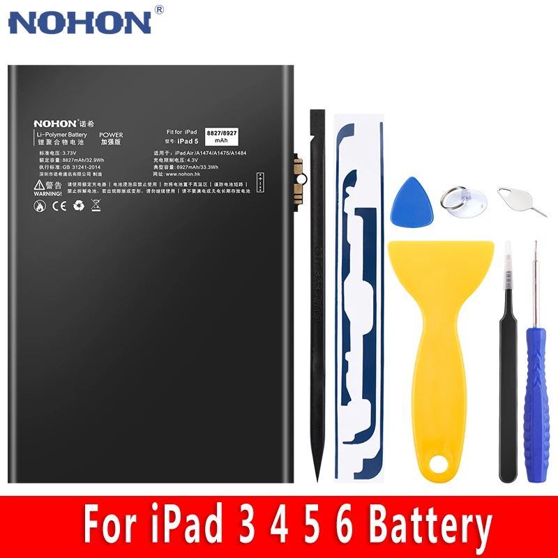 Аккумулятор NOHON для iPad 3 4 3RD 5 Air 6 2 A1403 A1416 A1484 A1475 A1566 A1567 сменный литий-полимерный