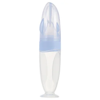 Soft-tip Lovely Adorable Convenient Practical Silicone Squeeze Feeder Silicone Rice Paste Spoon Bottle Rice Cereal Feeder
Soft-tip Lovely Adorable Convenient Practical Silicone Squeeze Feeder Silicone Rice Paste Spoon Bottle Rice Cereal Feeder
