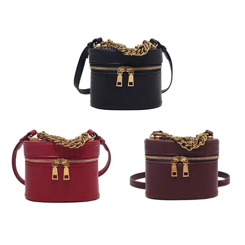 Delicate Women Fashion Chain Crossbody Chain Handbag Durable Female Pure Color Leather Shoulder Bucket Box Bags Satchel
Delicate Women Fashion Chain Crossbody Chain Handbag Durable Female Pure Color Leather Shoulder Bucket Box Bags Satchel